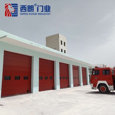 青海消防车库工业提升门案例