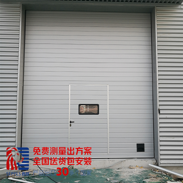 上海工厂保温密封电动滑升门